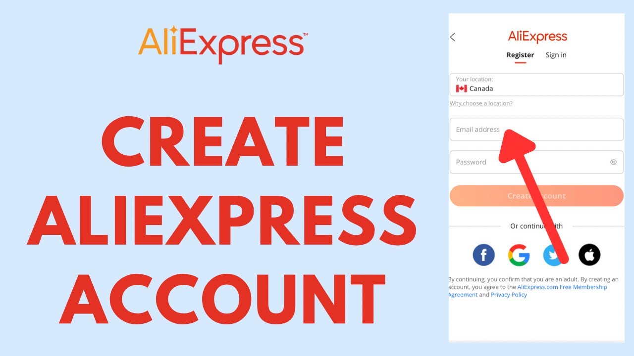 How to Create Aliexpress Account (2023) | Aliexpress Sign Up - YouTube