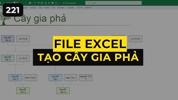 File Excel tạo cây Gia phả