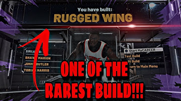 NBA 2K20 - *RAREST BUILD* HOW TO MAKE THE RUGGED WING!!!