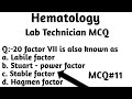 Mcq11 hematology mcq lab technician mcq mlt exam questions with answers