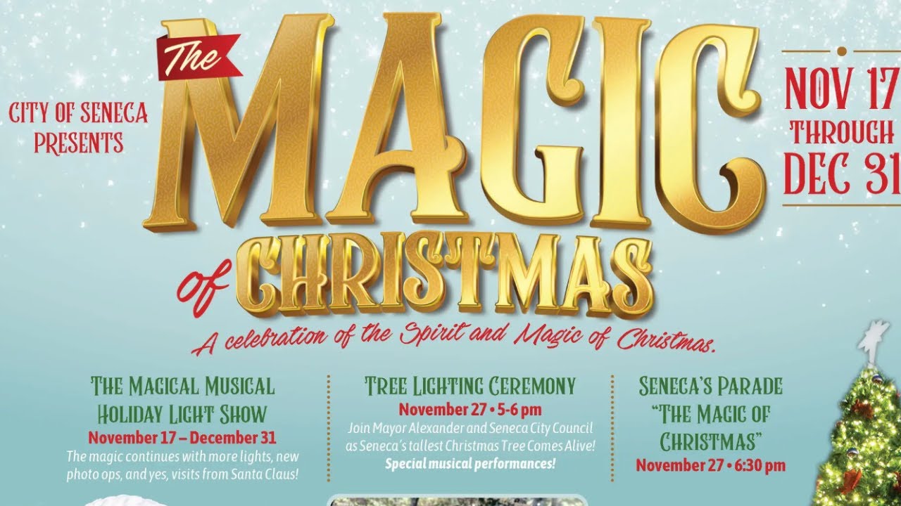 City of Seneca Tree Lighting and the 2023 Seneca Christmas Parade