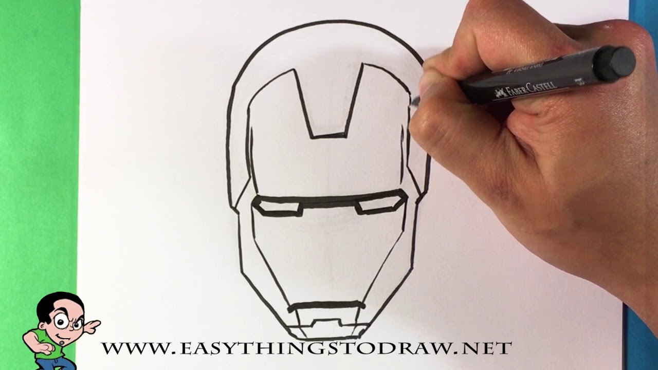 How to Draw Iron Man - YouTube