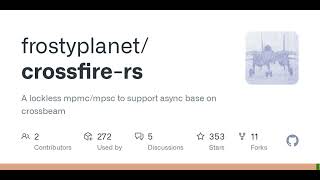 GitHub - frostyplanet/crossfire-rs: A lockless mpmc/mpsc to support async base on crossbeam