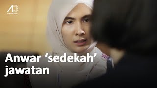 Anwar dalam diam 'sedekah' jawatan pada anak sendiri