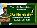 DFA  Minimization | theory of computation | All Universities