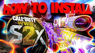 HOW TO INSTALL S2X on PC! (COD WWII PC Setup Guide)