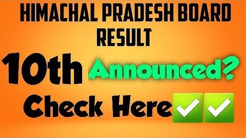 HP board 10th class result 2020| hpbose 10th class result 2020| hp board | hp board result 2020 |