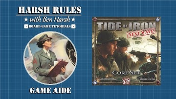 Harsh Rules  - Game Aid: Tide of Iron Dashboard