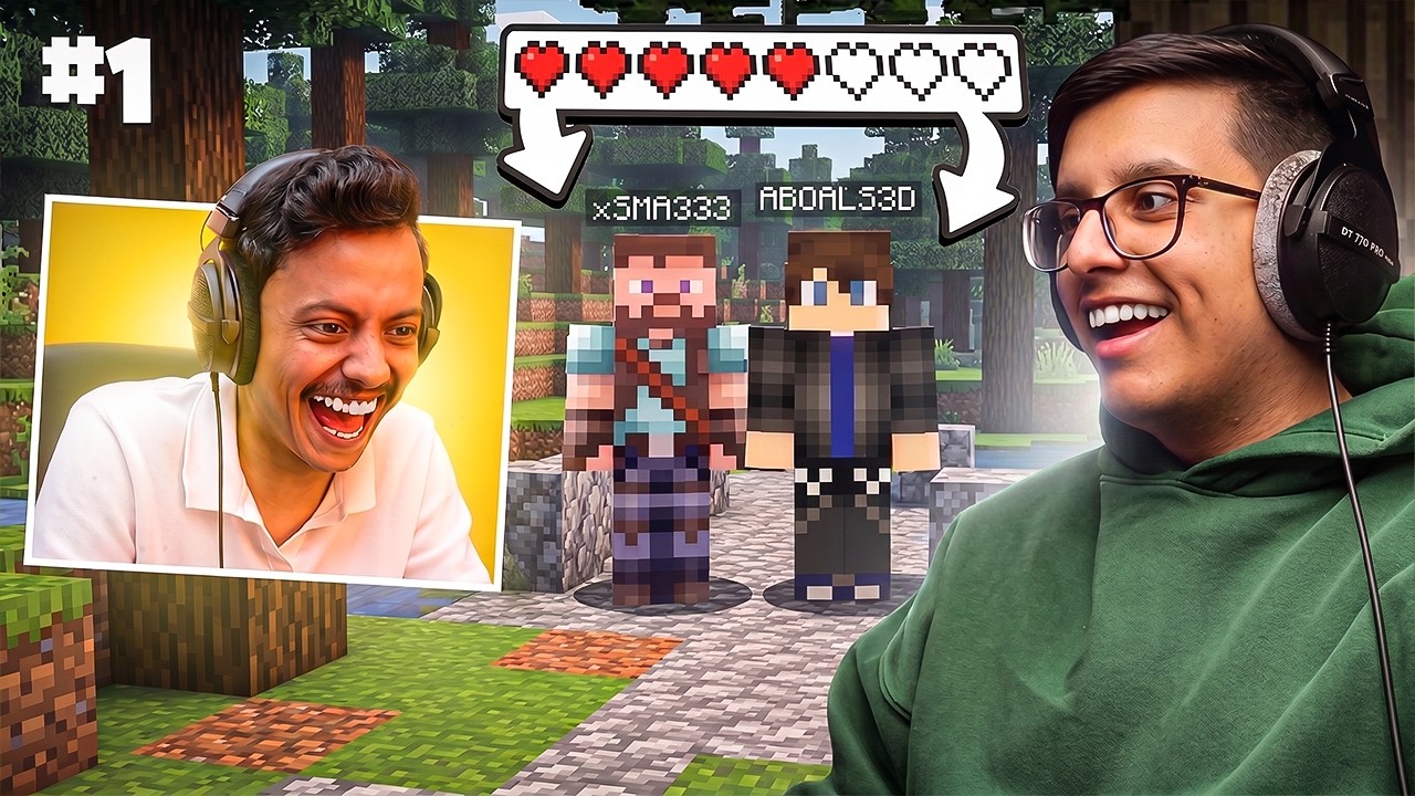ماينكرافت لكن كل شيء بيننا مشترك !! 😂