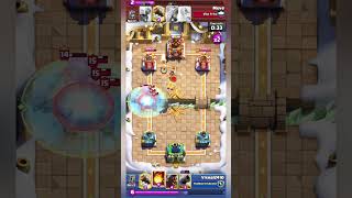 Log bait player Got Smoked in Overtime 😱 #clashroyale #clash #supercell #clashroyaledeck