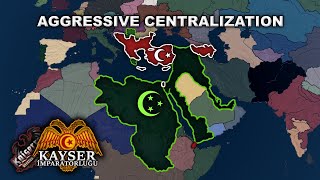 HOI4 Kaiserreich Ottoman Empire And Aggressive Centralization Timelapse