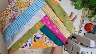 See what this patchwork turns. Easy patchwork block | Sewing Tips and Tricks for beginners