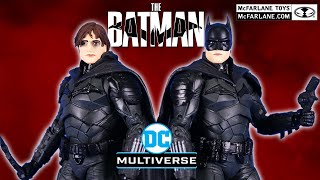 DC Multiverse THE BATMAN &amp; UNMASKED BATMAN - Action Figure Review McFarlane Toys