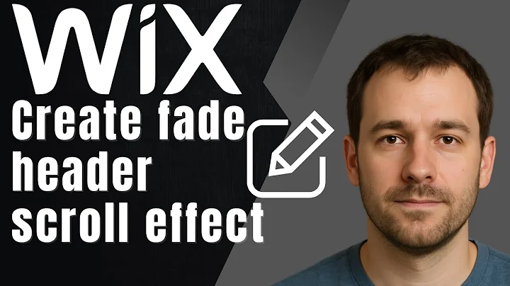 How to Create a Fade Header Scroll Effect in Wix Editor – Sleek Scrolling Tutorial