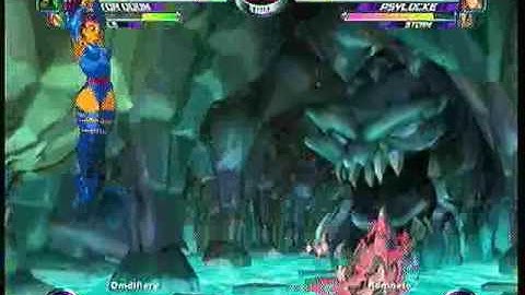 MvC2 Online (360): Dmdifiore (Cyke/Cab/Doom) vs Brett (MSP) 3 .:1.27.10:.