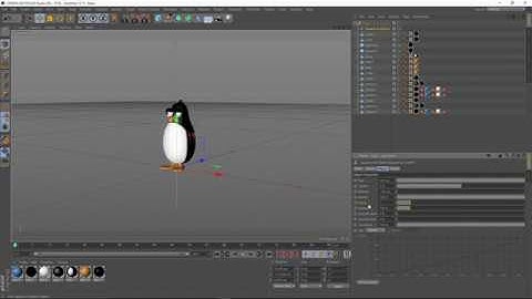 Working with Squash and Stretch and with Motion Clips inside of Cinema 4D