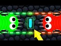 Using 2 HACKED SNAKES To WIN! (Slither.io)