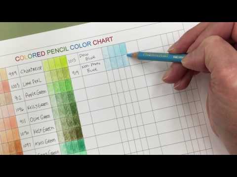 Prismacolor Pencil Blank Color Chart