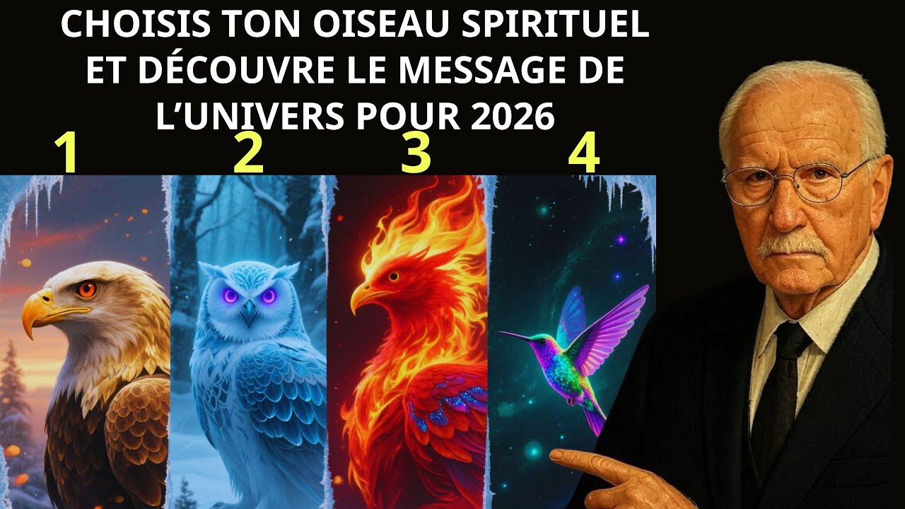Choisis ton Oiseau Esprit  message de l’Univers pour 2026 Test Jung