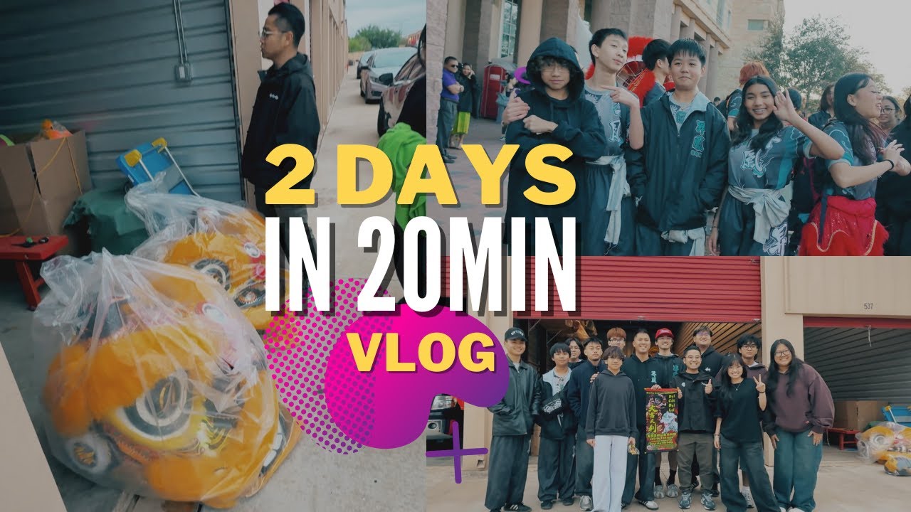Lion Dance Weekend: 2 Days in 20 Minutes \\ Condensed for Your Short Attention Span