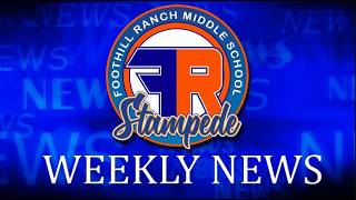 FRMS WEEK #1 NEWS