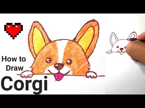 How to Draw a Corgi Dog | easy (Step by Step) - YouTube