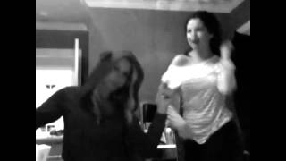 Ashley Tisdale And Selena Gomez Dancing In Pajamas