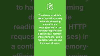 stream Module in Node.js