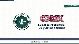 Transmisión En Vivo De La Subasta Indep Presencial A Martillo 30 De Octubre De 2025