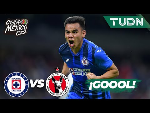 ¡GOOL de ‘Charly’ Rodríguez! Debut soñado | Cruz Azul 1-0 Tijuana | Grita México C22 J1 | TUDN