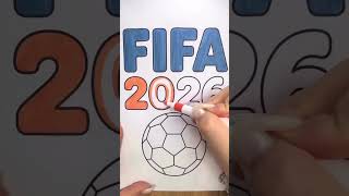 ⚽ FIFA 2026 Coloring Page ✨ World Cup Coloring Fun