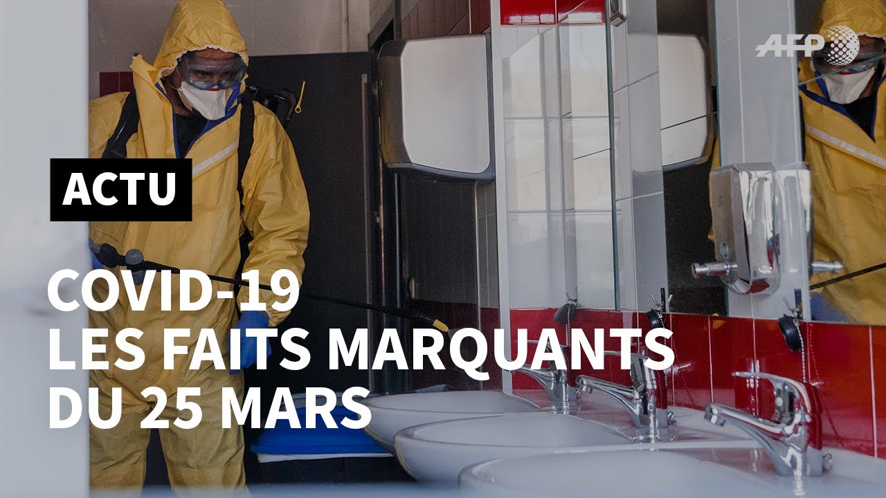 Covid-19 : ce qu'il faut retenir du 25 mars | AFP
