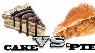 Pie vs cake (trick shots 101 debate ...