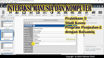 Tutorial Membuat Tampilan Program Studi Kasus Program Penjualan dengan Balsamiq