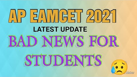 AP EAMCET COUNSELLING DATES 2021|AP EAMCET COUNSELLING UPDATE,Latest News|AP MEETING UPDATES|EAPCET