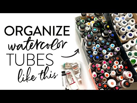 Watercolor Paints – My Creative Organizing Hack 