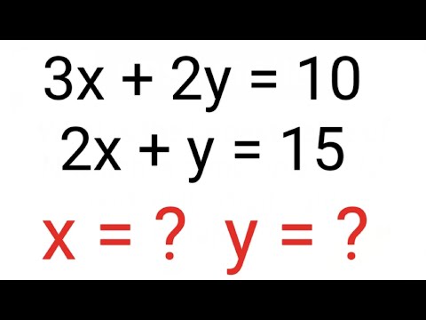 Solve ANY Simultaneous Equations using method of elimination. #simultaneous #equations