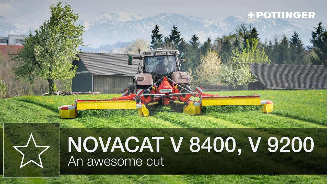 Video NOVACAT V 8400 / V 9200 mower combinations – Highlights