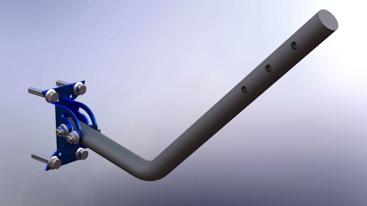 J mount bracket antenna !! Adjustable TV Antenna Mount. YouTube