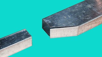 Cách nối sắt hộp không cùng kích thước ! Secret Pipe cutting tricks ( part 3 )