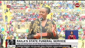 A heartfelt tribute from Winnie Odinga to her late father, Raila Amolo Odinga