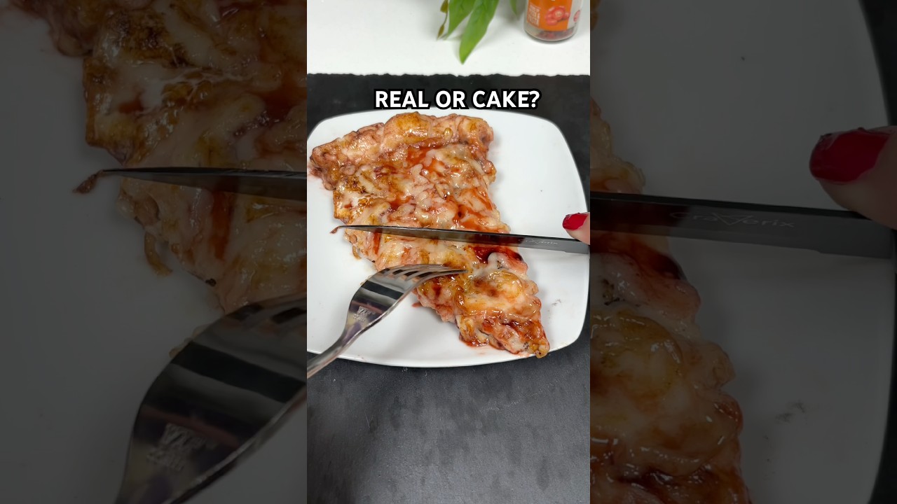 Настоящая пицца или торт? Эта пицца — ложь…