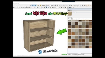 Hướng dẫn Lưu Maps Vật liệu An Cường Vào Sketchup