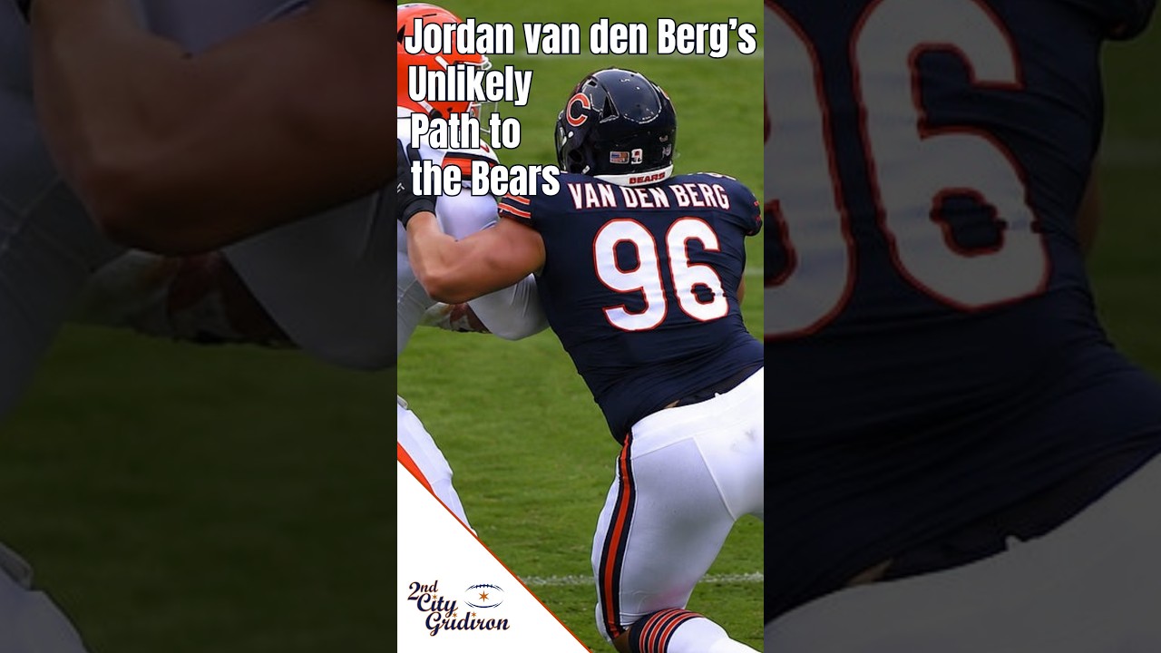 Jordan van den Berg's unlikely path to the Bears #bears #nfl
