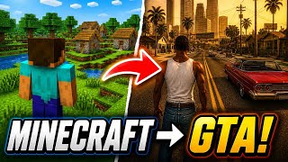 “I Recreated GTA San Andreas in Minecraft PE 😱” screenshot 3