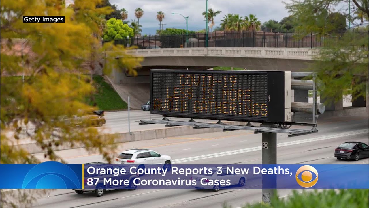 Orange County Reports 3 New Deaths, 87 More Cases YouTube