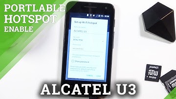 How to Activate Portable Hotspot in ALCATEL U3 – Network Access Point
