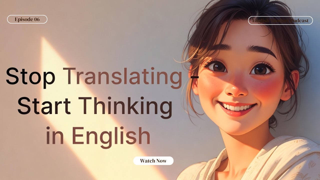 Stop Translating – Start Thinking in English