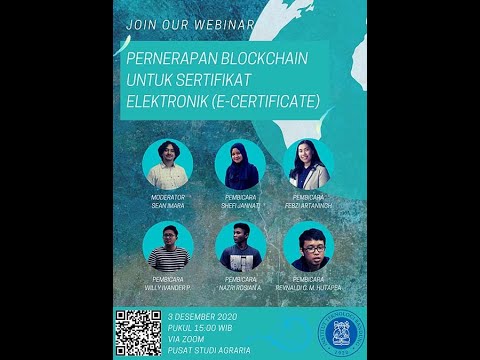 Bedah Buku "Penerapan Blockchain Untuk Sertifikat Elektronik (E-Certificate)"