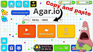 How to paste name in to Agar.io and write with cool letters!